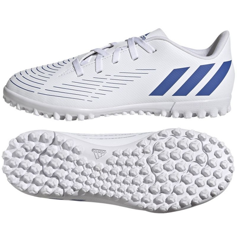 Chaussures de football Adidas Predator Edge.4 Tf Jr GX2643 blanche blanche