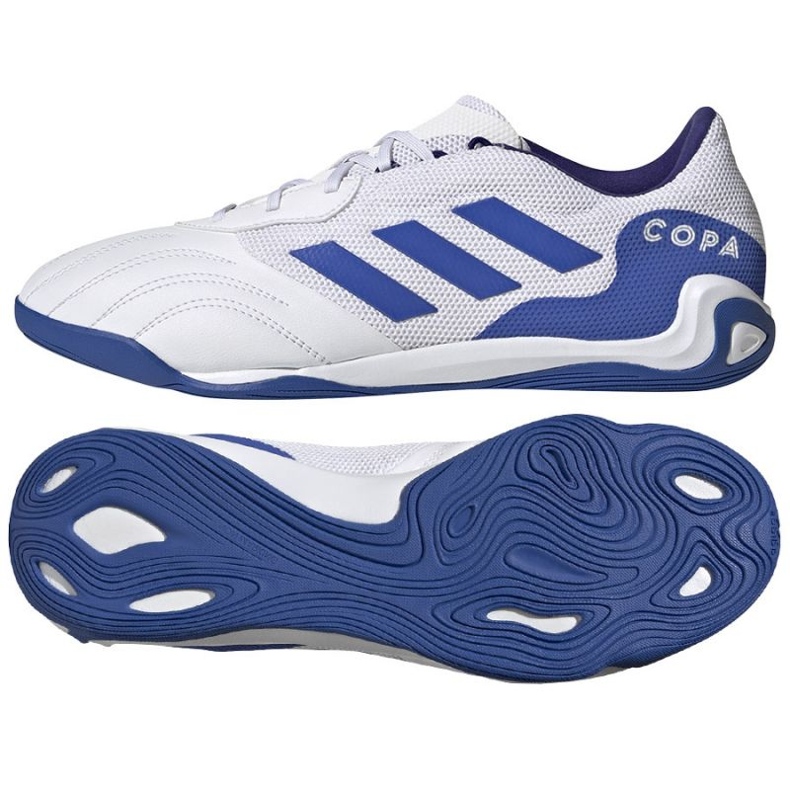 Chaussures de foot Adidas Copa Sense.3 In M GV8776 blanche blanche Chaussures de foot Adidas Copa Sense.3 In M GV8776 blanche blanche