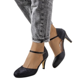 Escarpins Rosetown noirs brillants