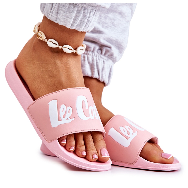 Chaussons Femme Lee Cooper LCW-22-42-0998 Rose blanche