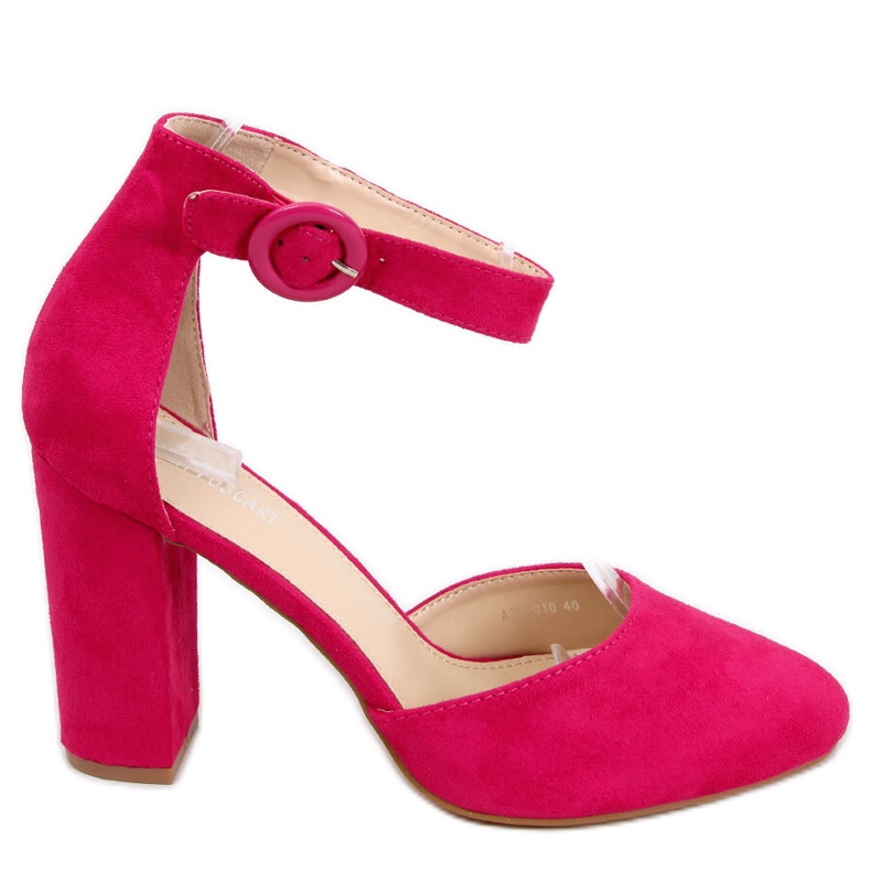 Escarpins exposés sur le talon d'Iris Fuchsia rose