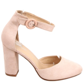 Escarpins exposés sur le talon Iris Nude beige Escarpins exposés sur le talon Iris Nude beige