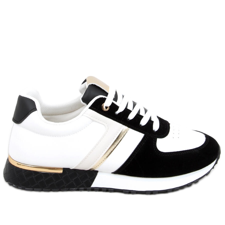 Chaussures de sport pour femme Grass Black blanche le noir multicolore