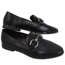 Mocassins femme tulipe noir