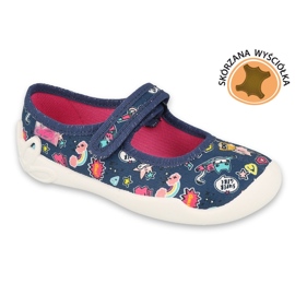 Bleu de Befado Children's 114x482 Bleu marine avec des applications colorées