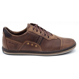 Polbut Chaussures décontractées pour hommes 1801P marron brun