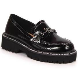 Chaussures laquées noires W S. Barski