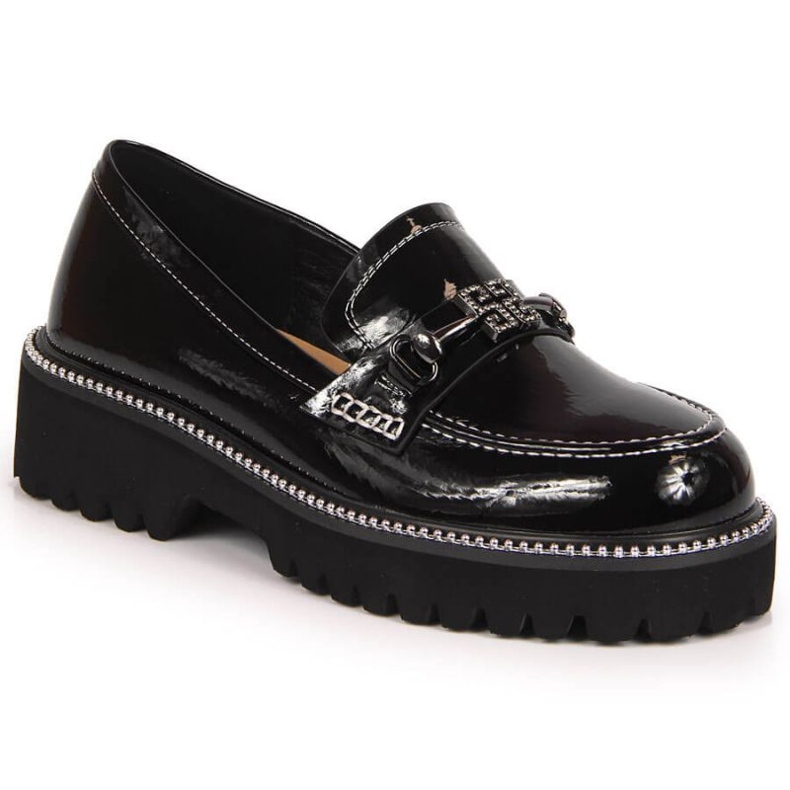 Chaussures laquées noires W S. Barski le noir