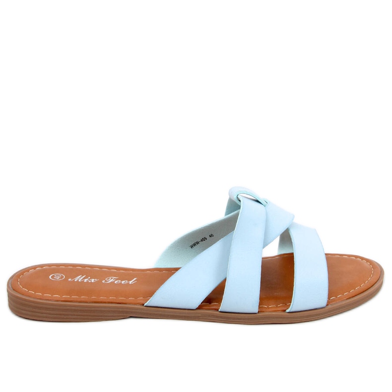 Chaussons Cross Femme Bleu Coquelicot
