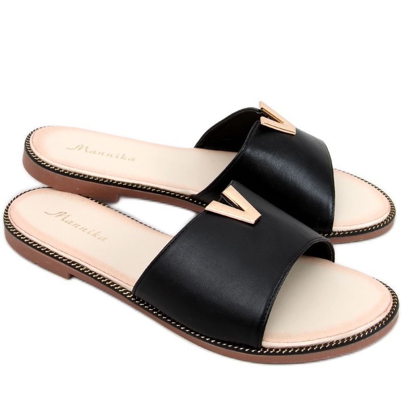 Chaussons visage femme Willow Black le noir