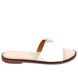 Chaussons visage femme Willow White blanc