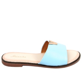 Pantoufles faciales pour femmes Willow Blue bleu