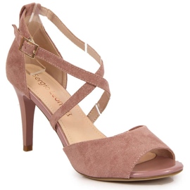 Sandales roses à talon haut W Sergio Leone Sandales roses à talon haut W Sergio Leone