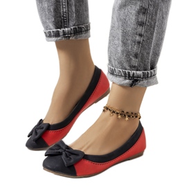 Ballerines noires à nœud Eske le noir