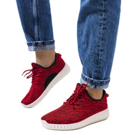 Baskets Mulder rouges le noir Baskets Mulder rouges le noir