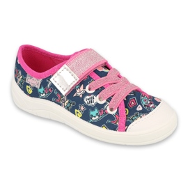 Chaussures enfant Befado 251X187 bleu marine rose