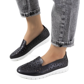 Baskets ajourées Borg noires