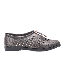 Chaussures ajourées noires Cassinia le noir multicolore