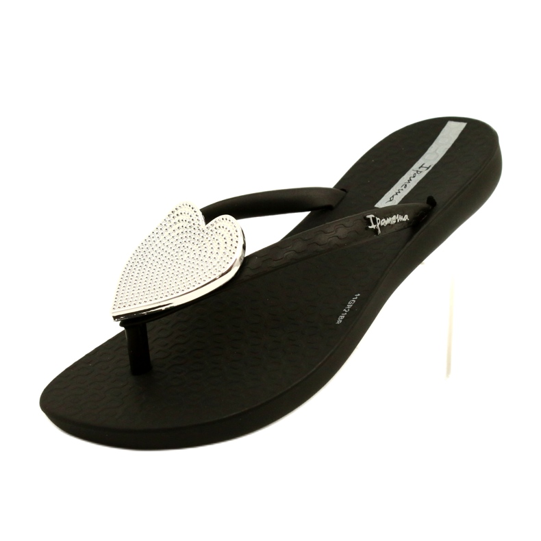 Ipanema Japonais Maxi Fashion Kids Ipanama 82598 avec un cœur d'argent le noir