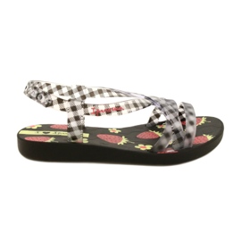 Ipanema 83200 Sandales à carreaux Enfants EXP Sandale Fraise incolore