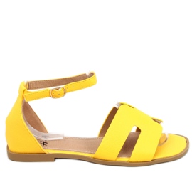 Sandales pour femmes par Lorena Mostaza jaune