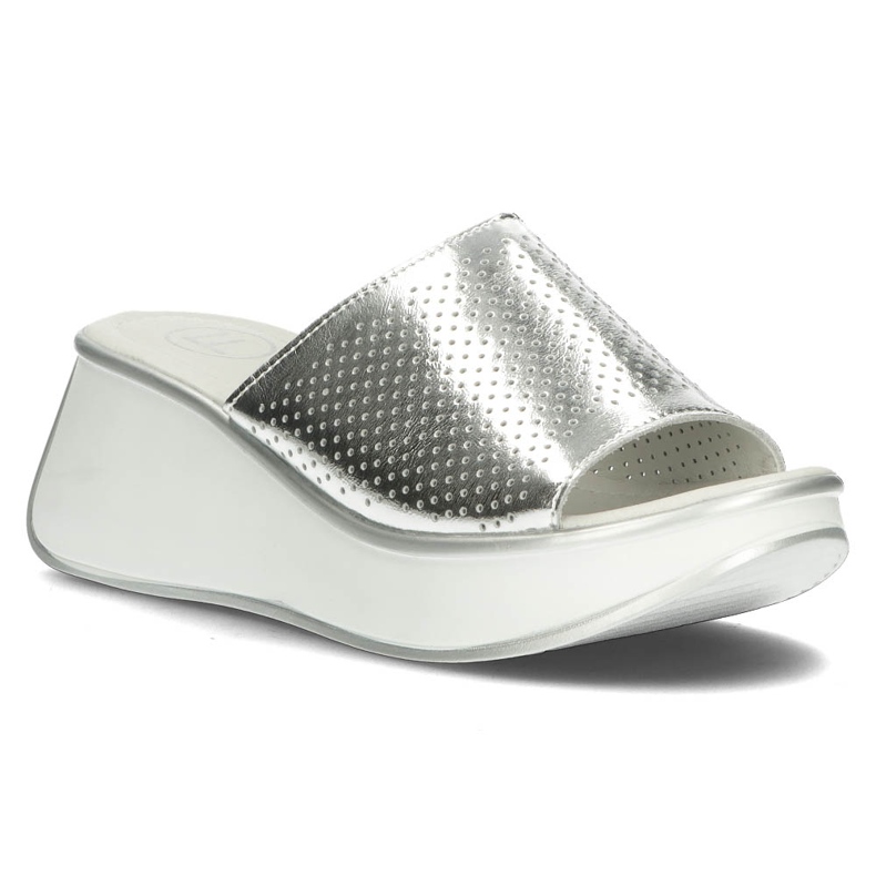 Babouches en cuir Filippo DK3614/22 Si argent