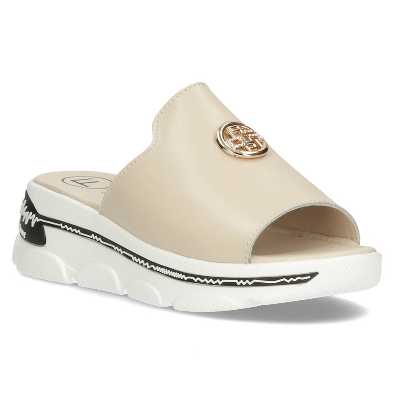 Babouches en cuir Filippo DK3872/22 Be beige