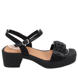 Sandales à talons hauts de Sharon Black noir