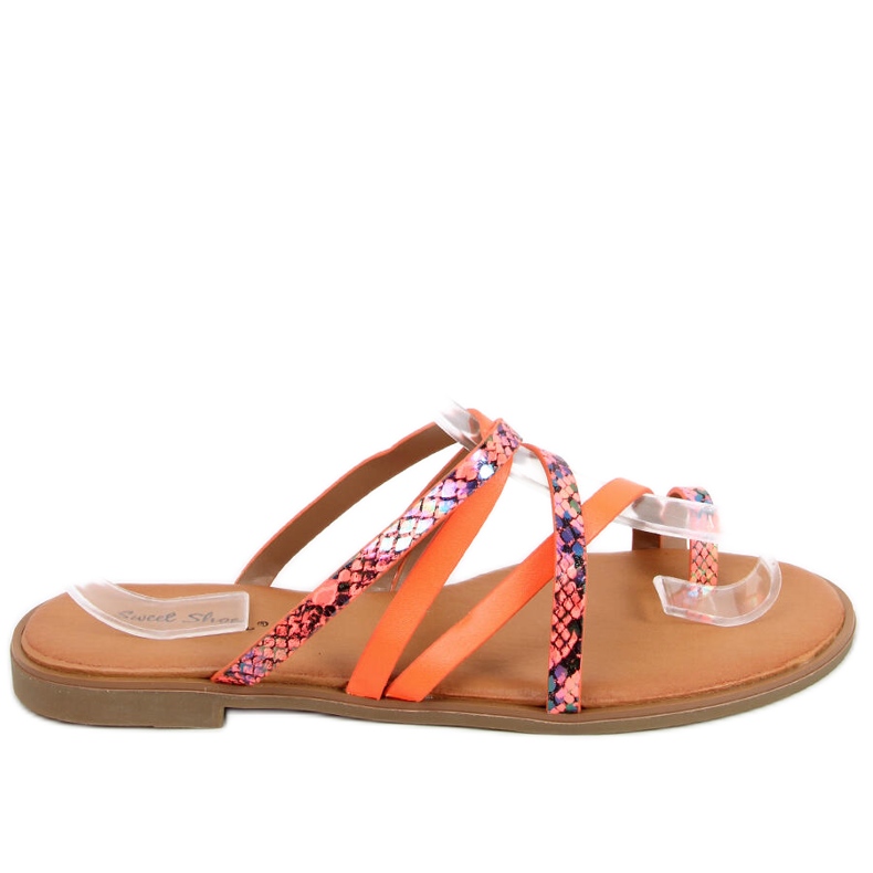 Chaussons femme Nigelle Orange