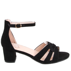 Avium Sandales à talons noires