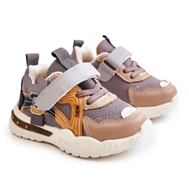 PJ2 Chaussures de Sport Enfant en Toile Gris-Marron Nathine brun PJ2 Chaussures de Sport Enfant en Toile Gris-Marron Nathine brun