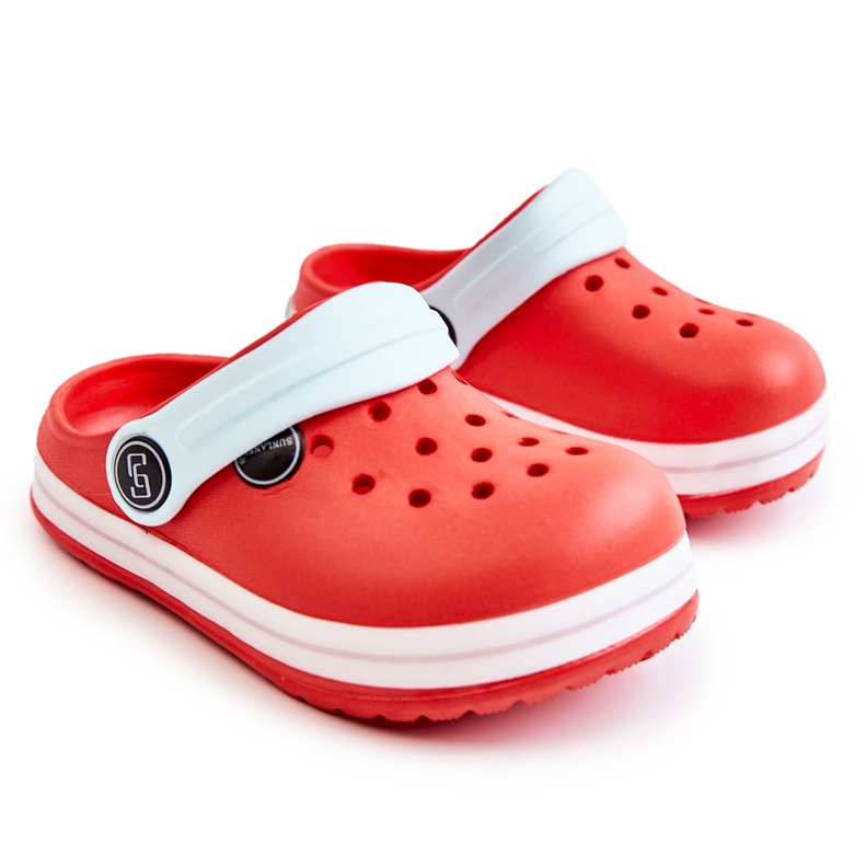 Chaussons Enfants Confortables Crocs Colly Rouge