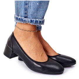 S.Barski Escarpins en cuir S. Barski 20-L1 Noir