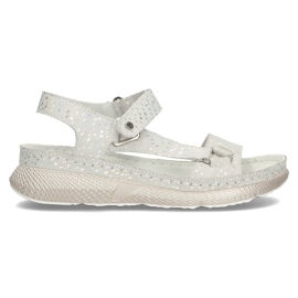 Sandales en cuir Filippo DS3517/22 Si argent