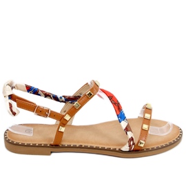 Sandales femme Maya Camel brun