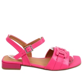 Sandales à petit talon Iona Fushia rose