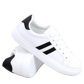 Baskets femme Xina BLANC / NOIR blanche le noir