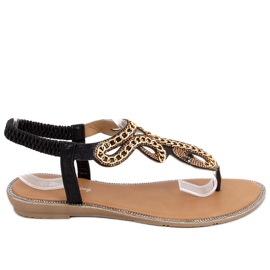 Tongs Rush noires le noir