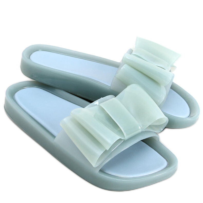 Chaussons femme Vinca Green en silicone bleu Chaussons femme Vinca Green en silicone bleu