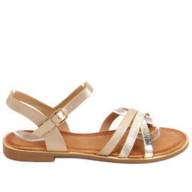Sandales femme Celia Gold doré