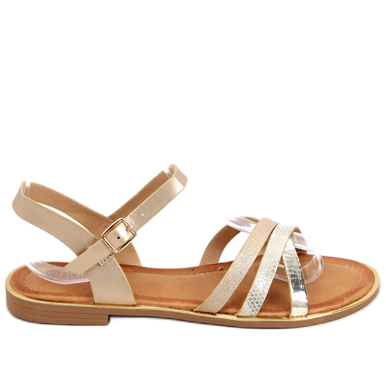 Sandales femme Celia Gold d'or
