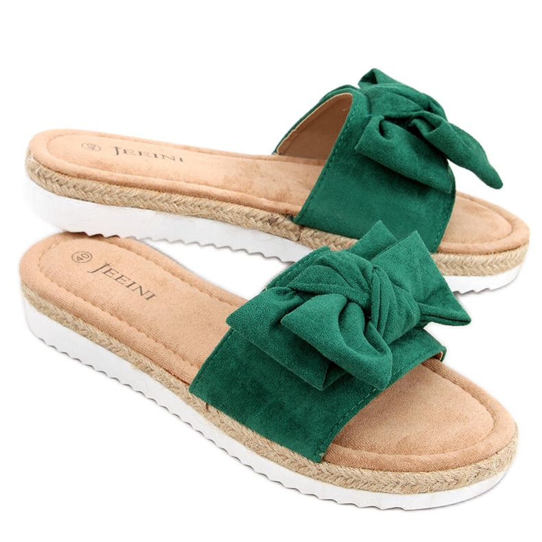 Espadrilles à nœud Viola Green vert