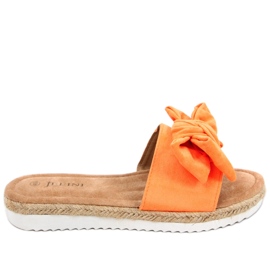 Espadrilles à nœud Viola Orange