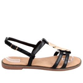 Sandales femme Hermine Noir