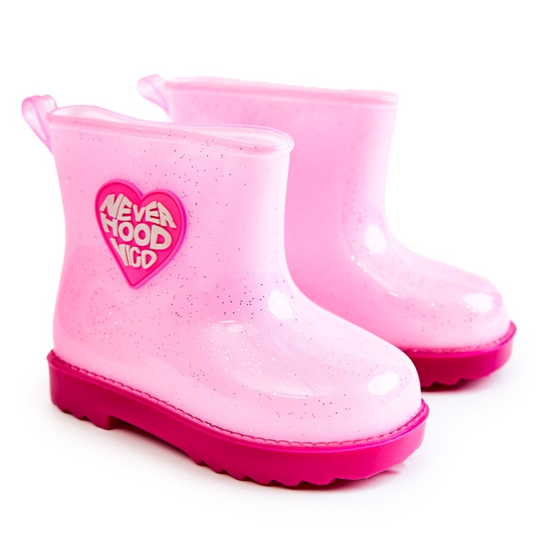 Bottes de pluie roses pour enfants Bottes de pluie roses pour enfants