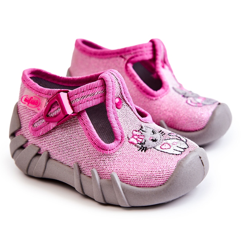 BEFADO S.A. Chaussons Befado Chaton 110P433 Rose BEFADO S.A. Chaussons Befado Chaton 110P433 Rose