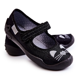 BEFADO S.A. Chaussons Ballerines Befado Chats 114X450 Noir