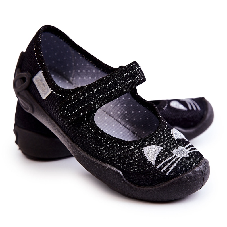 BEFADO S.A. Chaussons Ballerines Befado Chats 114X450 Noir le noir