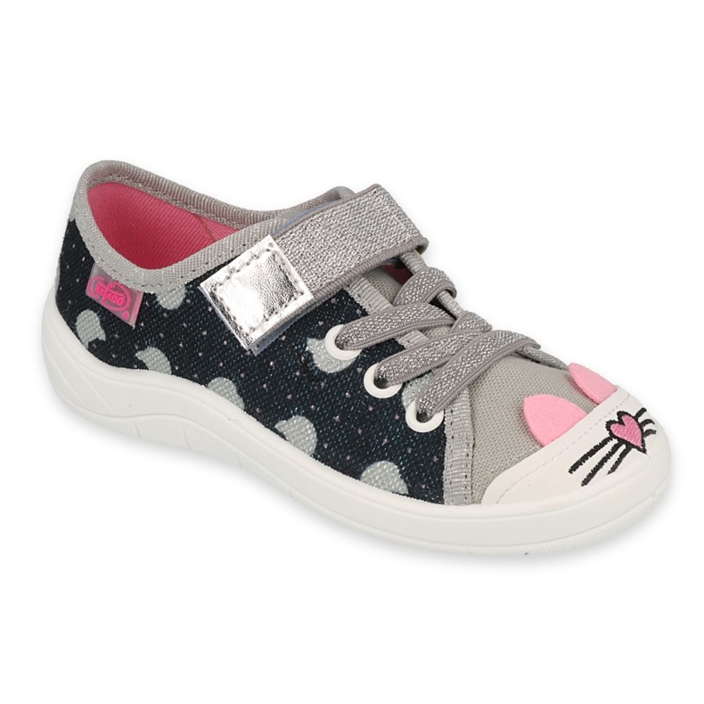 Befado chaussures pour enfants 251X186 rose argent gris