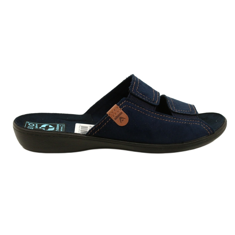 Adanex Chaussons femme BIO Nature 26027 Bleu marine Adanex Chaussons femme BIO Nature 26027 Bleu marine